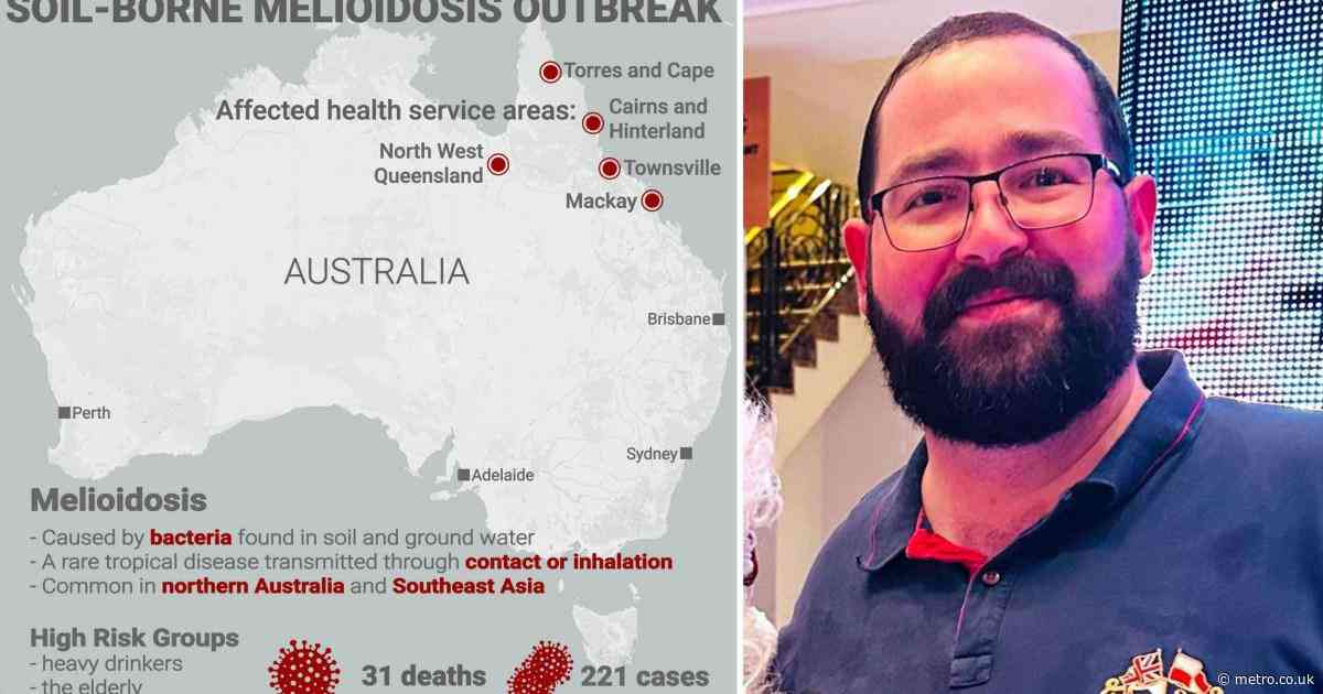 Map shows spread of tropical disease Melioidosis that has killed 31 people across Australia