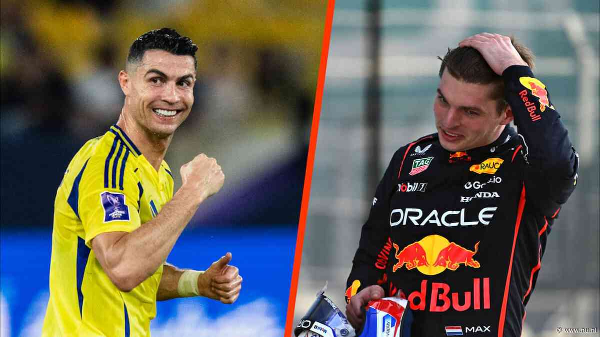 Ronaldo voor derde jaar op rij best betaalde sporter, Verstappen op 24e plaats