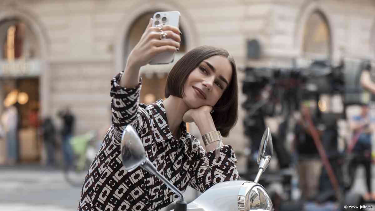 Lilly Collins: In Staffel 5 von “Emily in Paris” trägt sie diesen Bob