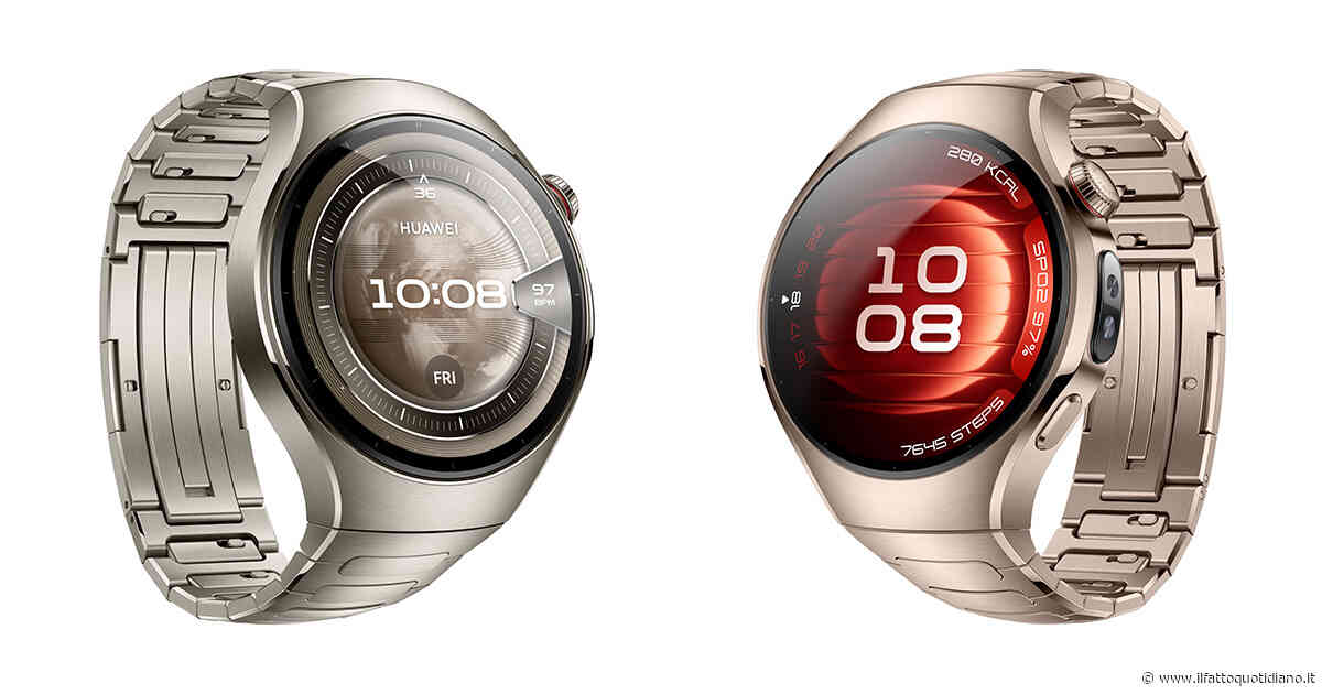 Huawei Watch5: arriva lo smartwatch che integra un sensore “touch” per rilevazioni più precise di ECG ed SpO2