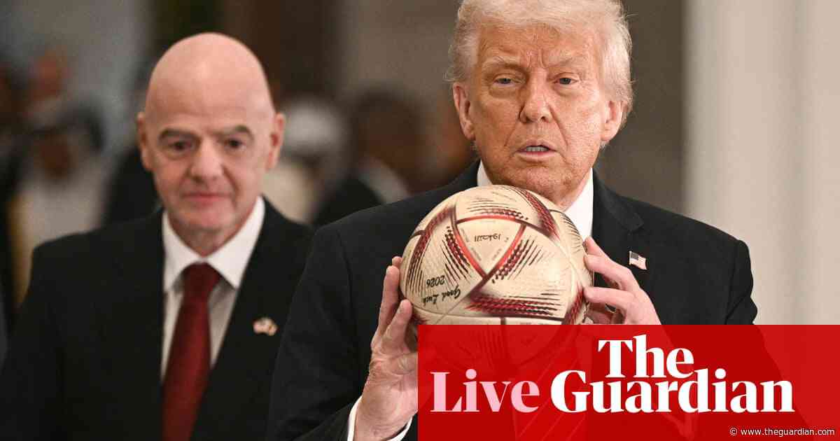 Infantino’s Trump trip causes Fifa walkouts; FA Cup finals and more: football – live