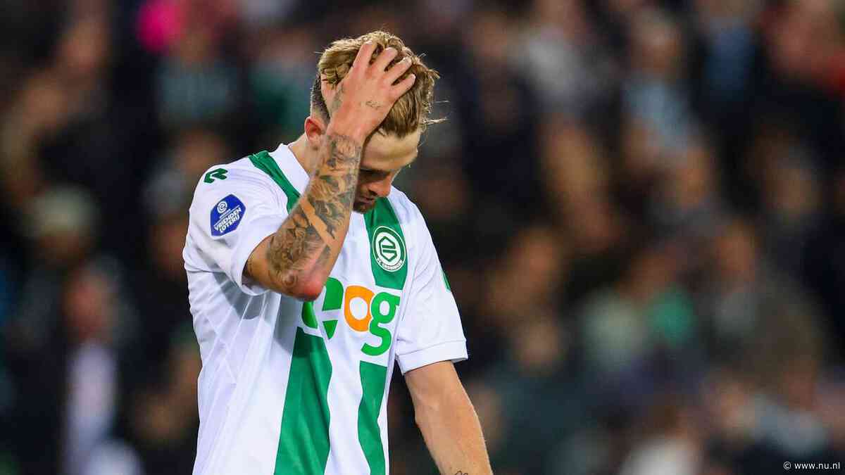 Schorsing voor Groningen-speler Valente valt minder zwaar uit na rood tegen Ajax