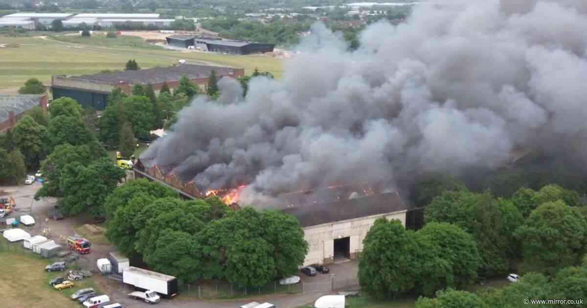 Bicester Motion fire UPDATES: Three dead after explosions heard at ex-RAF base