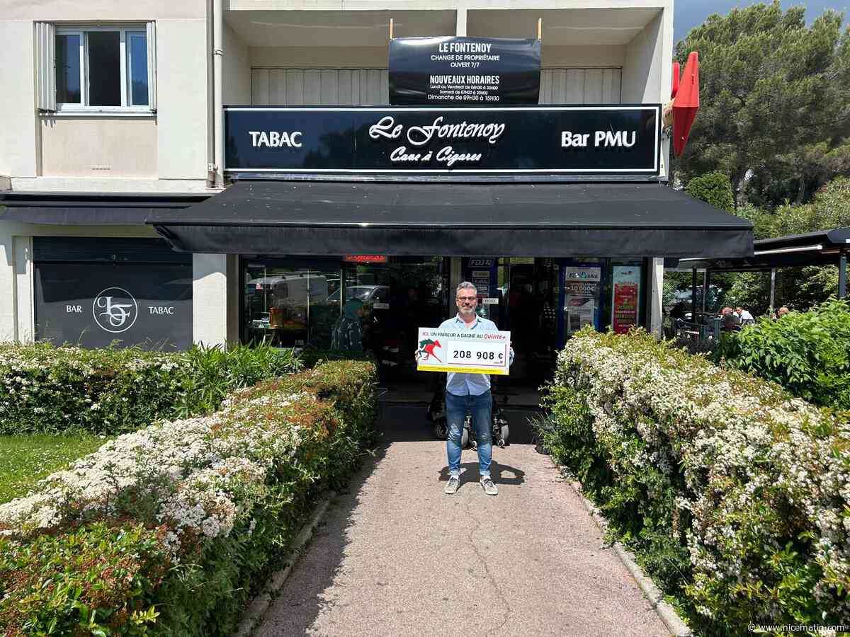 Au Cannet, un parieur décroche plus de 208.000 euros avec une mise de seulement 2 euros