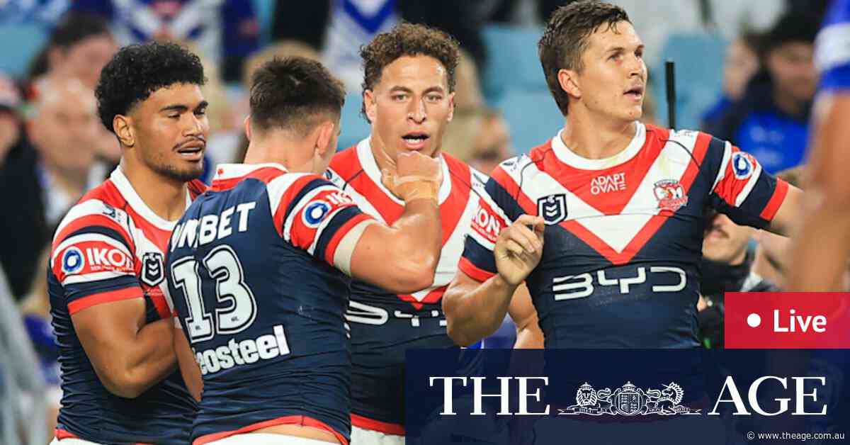 NRL LIVE: Nawaqanitawase gives Roosters early lead over Bulldogs