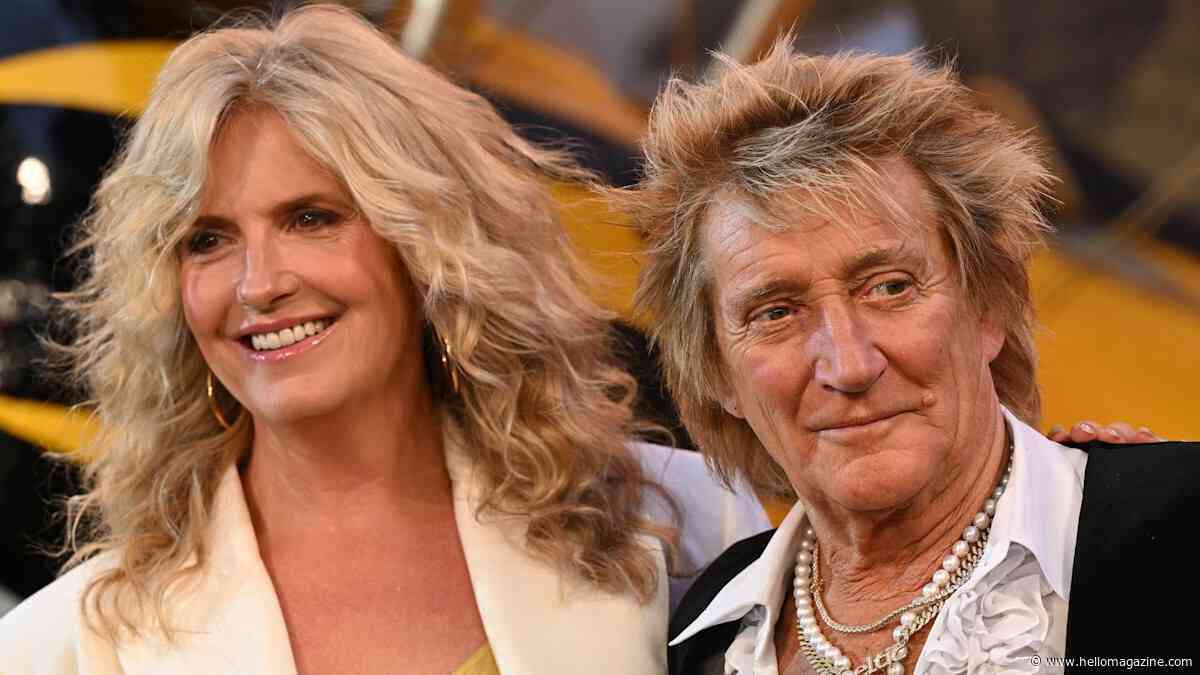 Rod Stewart and Penny Lancaster's youngest son, 13, makes rare appearance in spotlight