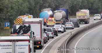 LIVE: Emergency services attend crash on A34 as lunchtime delays build