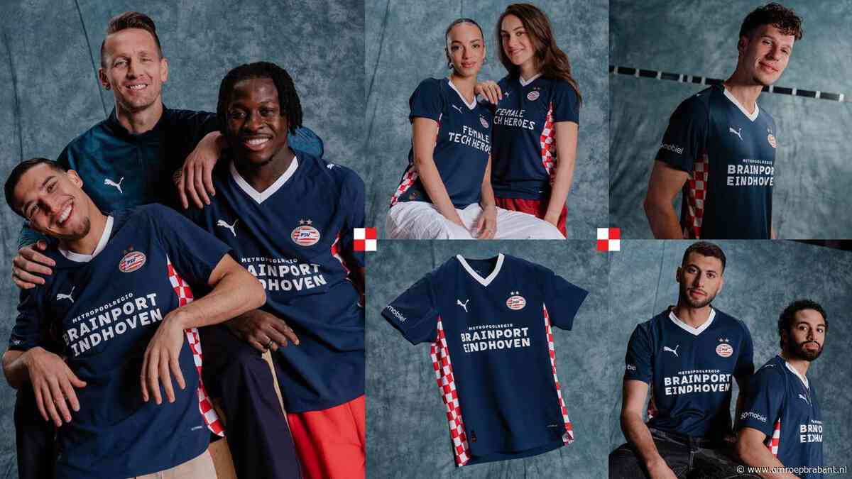 PSV presenteert nieuw uittenue met 'Brabantse' tint voor kampioenswedstrijd