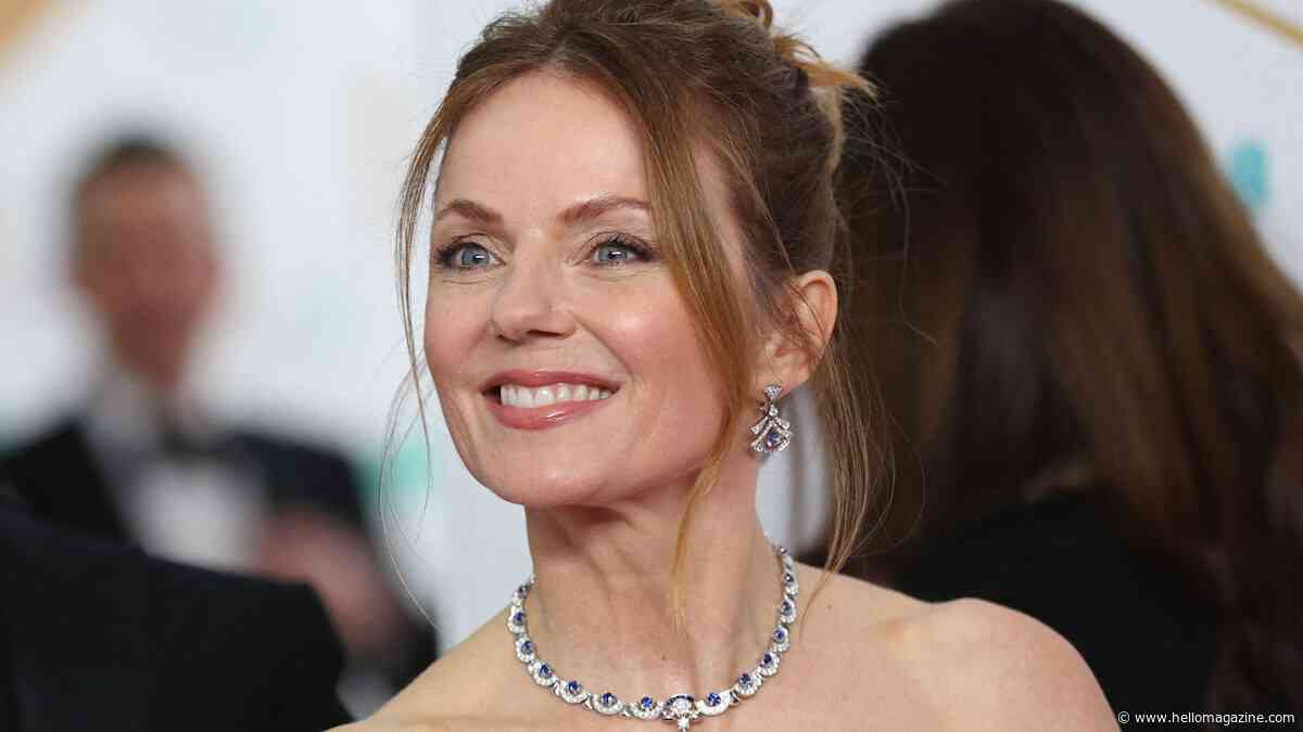 Geri Halliwell-Horner looks unrecognisable with Y2K platinum blonde curls and slinky Cannes dress