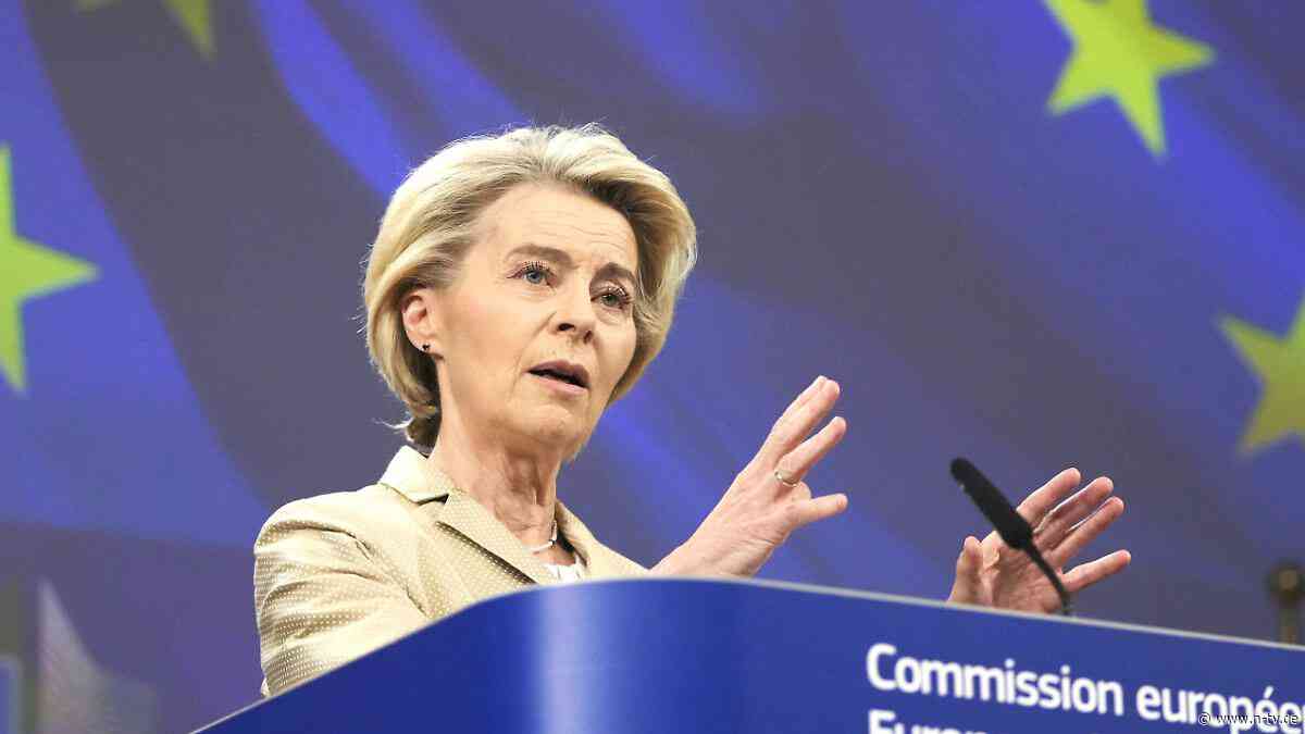 "Selenskyj bereit, Putin nicht": Von der Leyen kündigt weitere Russland-Sanktionen an