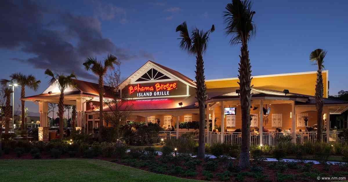 Darden closes 15 Bahama Breeze units