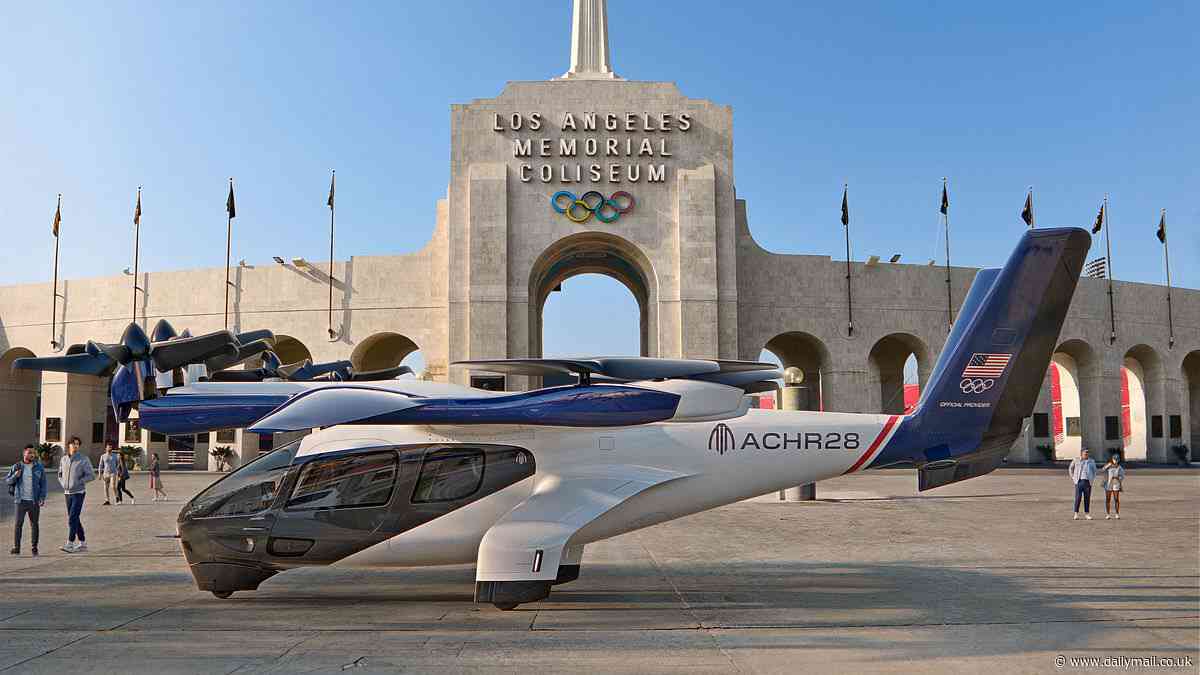 Flying taxis to help fans beat notorious LA traffic at 2028 Olympics... for a stunning low price