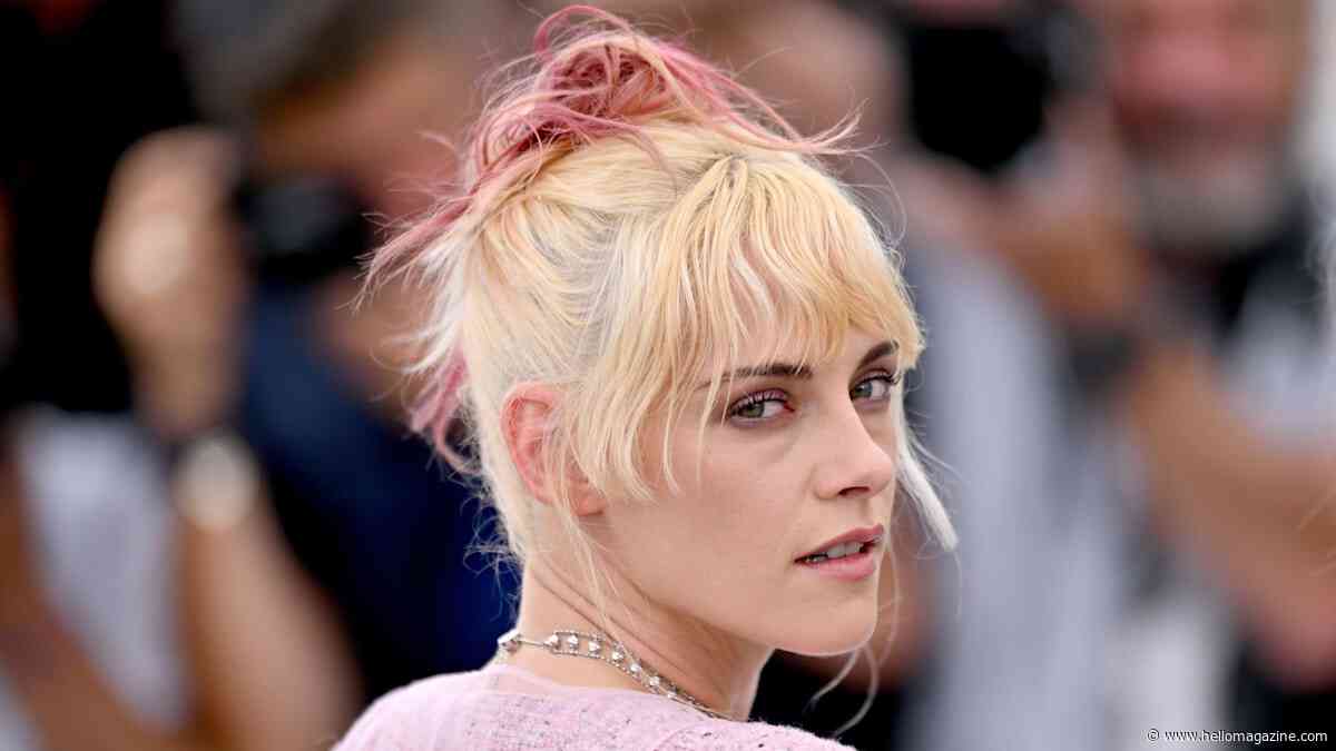 Kristen Stewart is a real-life Barbie in sheer pink dress and mini shorts