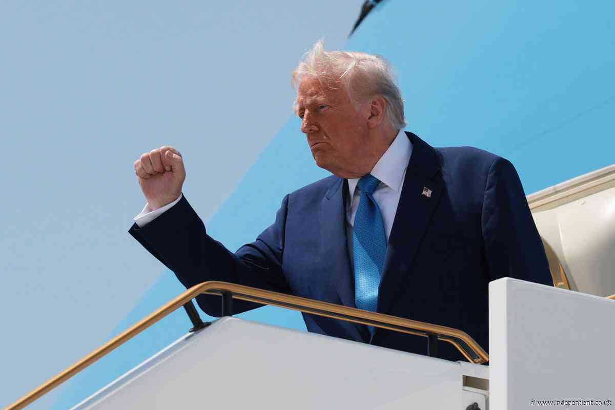 Trump gripes again about AF1 as he departs Middle East: ‘I leave now and get on a 42 year-old Boeing - but new ones are coming’
