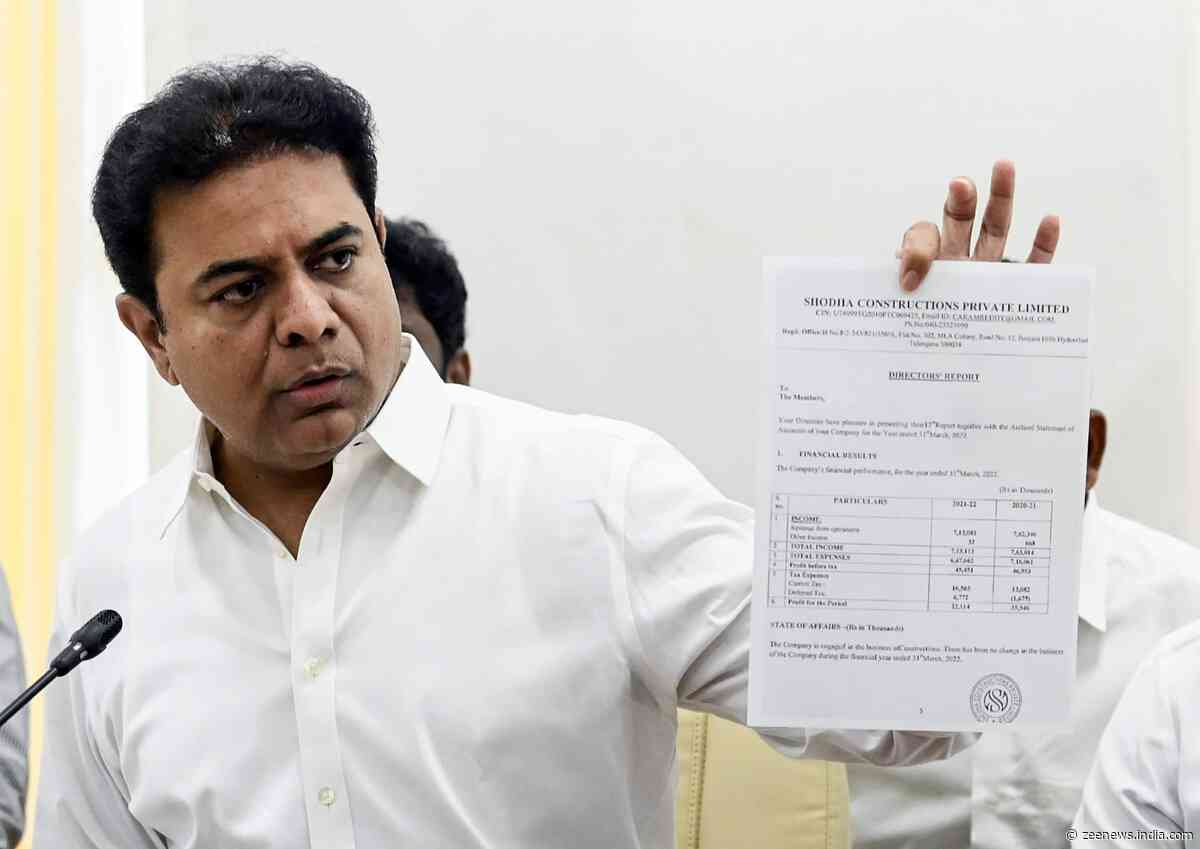 Congress Runs `Commission Sarkaar` In Telangana, Claims KTR