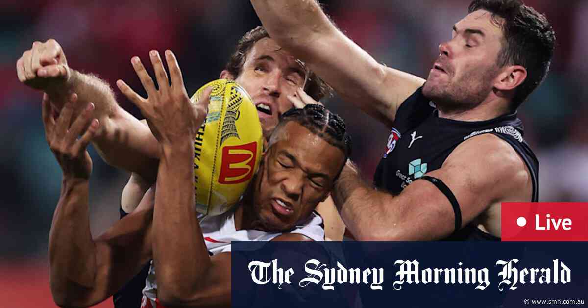 AFL live: Fuming Voss hits out at Blues, Amartey and umpires following loss to Swans