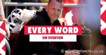 Goodison Park, days off and team selection - Every word Rusk said ahead of Everton