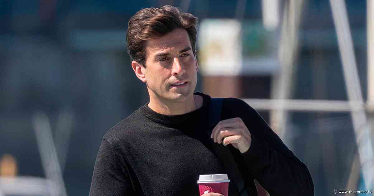 Grim-faced James Argent spotted for first time since assaulting model girlfriend in Spain