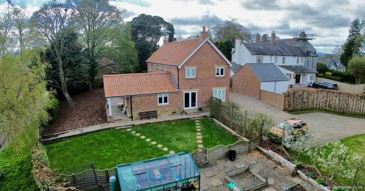 Architect-designed home tucked away on leafy lane in Great Ayton hits market