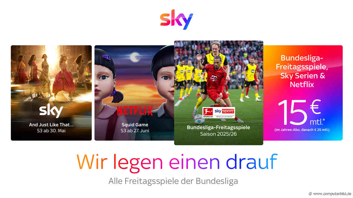 Sky zeigt Freitagsspiele auch Kunden ohne Bundesliga-Paket