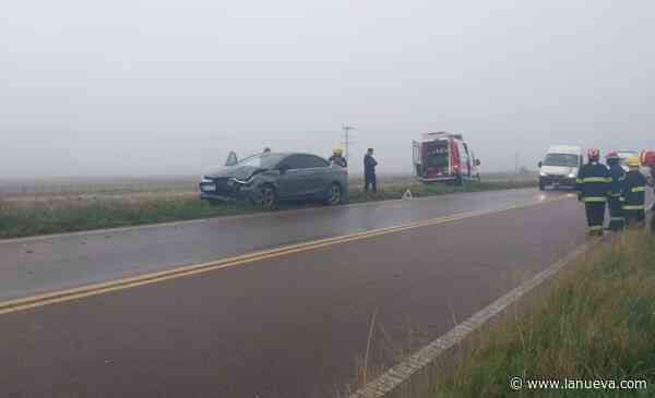 Stroeder: choque sin consecuencias personales en la ruta 3