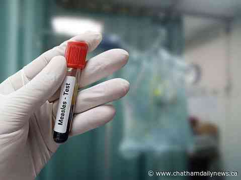 Chatham-Kent Public Health reports new measles exposure