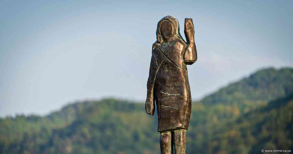 Melania Trump statue disappears from first lady's hometown sparking police search