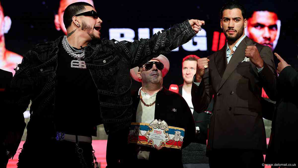 Edgar Berlanga claims he's only facing 'C-level fighter' Hamzah Sheeraz to secure rematch against Canelo as Louis Armstrong Stadium is announced as venue for July 12 bout
