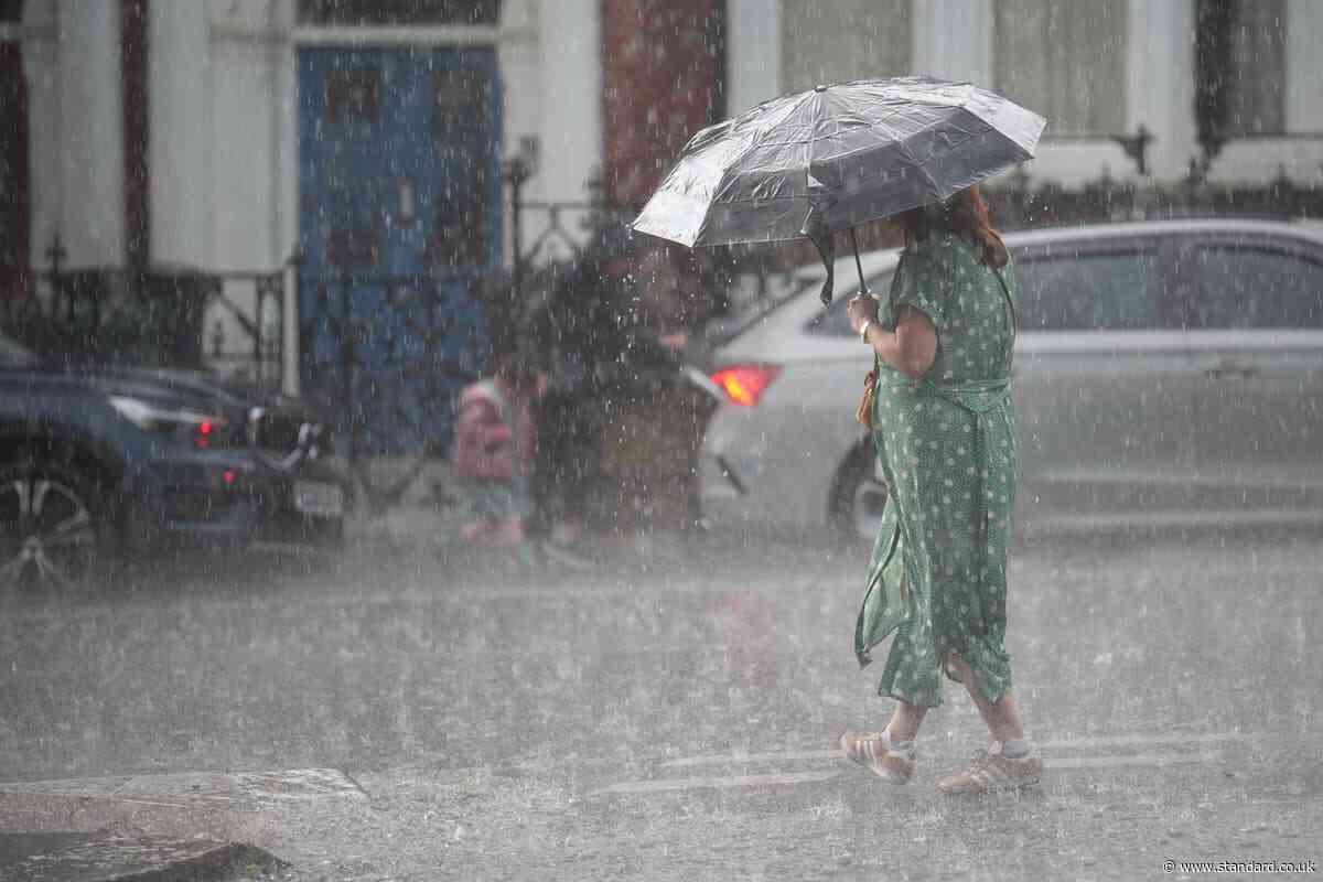 When will it rain in London again?