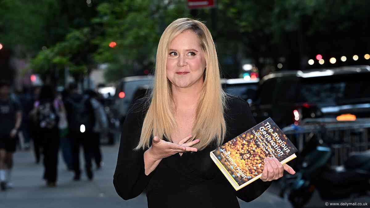 Amy Schumer MOCKS nemesis Hilaria Baldwin in shock gesture after star 'slammed' comedian in memoir