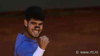 Alcaraz als eerste naar finale van tennistoernooi Rome