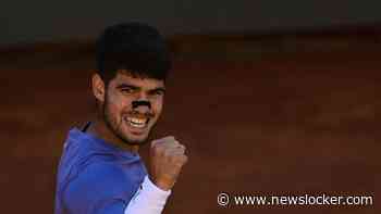 Alcaraz als eerste naar finale van tennistoernooi Rome