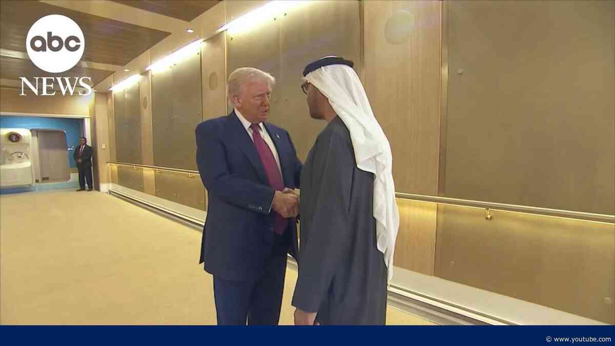Trump meets with business leaders in UAE as he wraps up Mideast trip