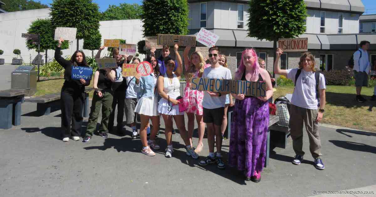 ‘Save our staff’: University students protest against potential job losses