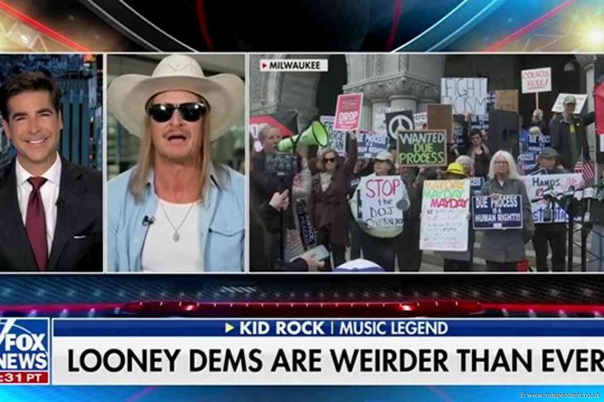 Kid Rock blames ‘ugly-a**’ liberal women for low birthrate as Fox News host laughs
