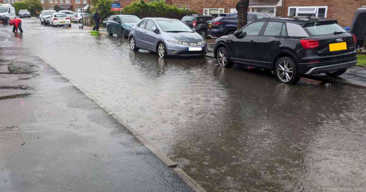 Flood report: Oxfordshire housing estate drains 'overwhelmed' by rain