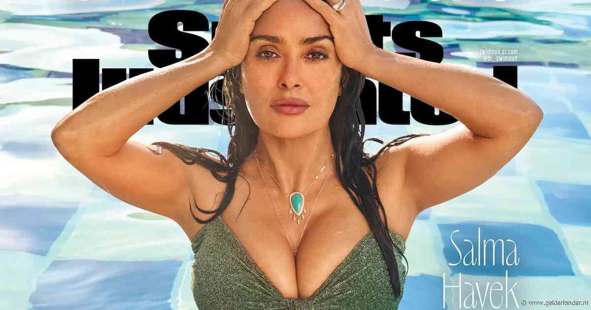 Salma Hayek dacht na 35ste ‘afgedankt’ te worden, nu staat ze als 58-jarige in bikiniblad: ‘Hoef me niet te verstoppen’