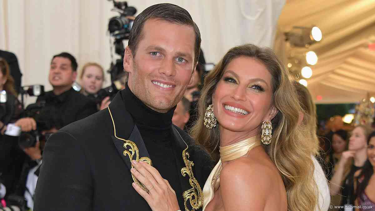Buff Tom Brady goes totally naked at mansion opposite ex Gisele Bundchen... as insiders cheekily reveal: 'He knows what he's doing'