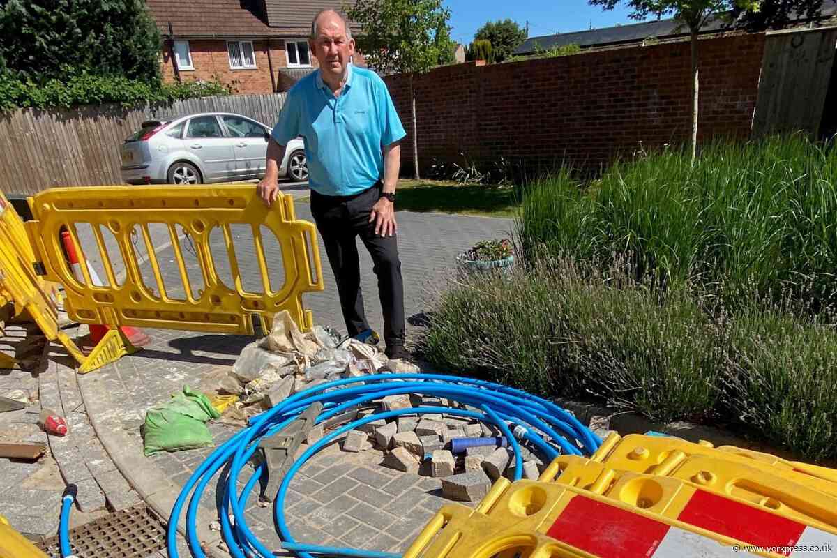 Delays to rubbish removal from pensioner's drive - despite Yorkshire Water pledge
