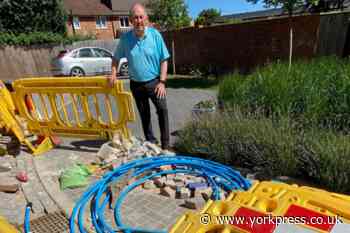 Delays to rubbish removal from pensioner's drive - despite Yorkshire Water pledge