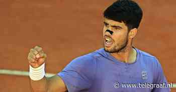 Carlos Alcaraz klopt Lorenzo Musetti en staat in finale van tennistoernooi Rome