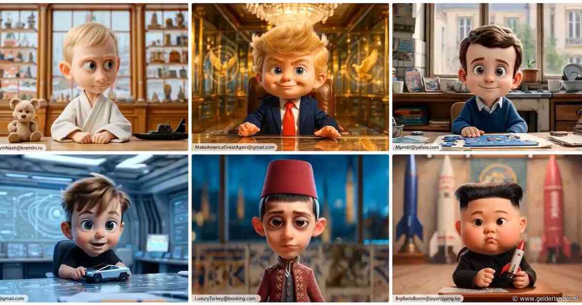Russische staats-tv lanceert propaganda gericht op kinderen: kleine Kim Jong-un pest Macron