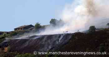 Teenage boys arrested on suspicion of arson after huge moorland blaze