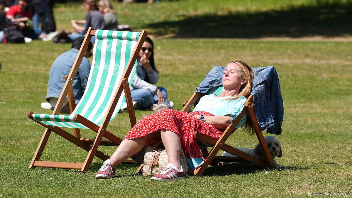 Britain could be hotter than Ibiza as country basks in sunshine this weekend - as driest spring for more than a century continues