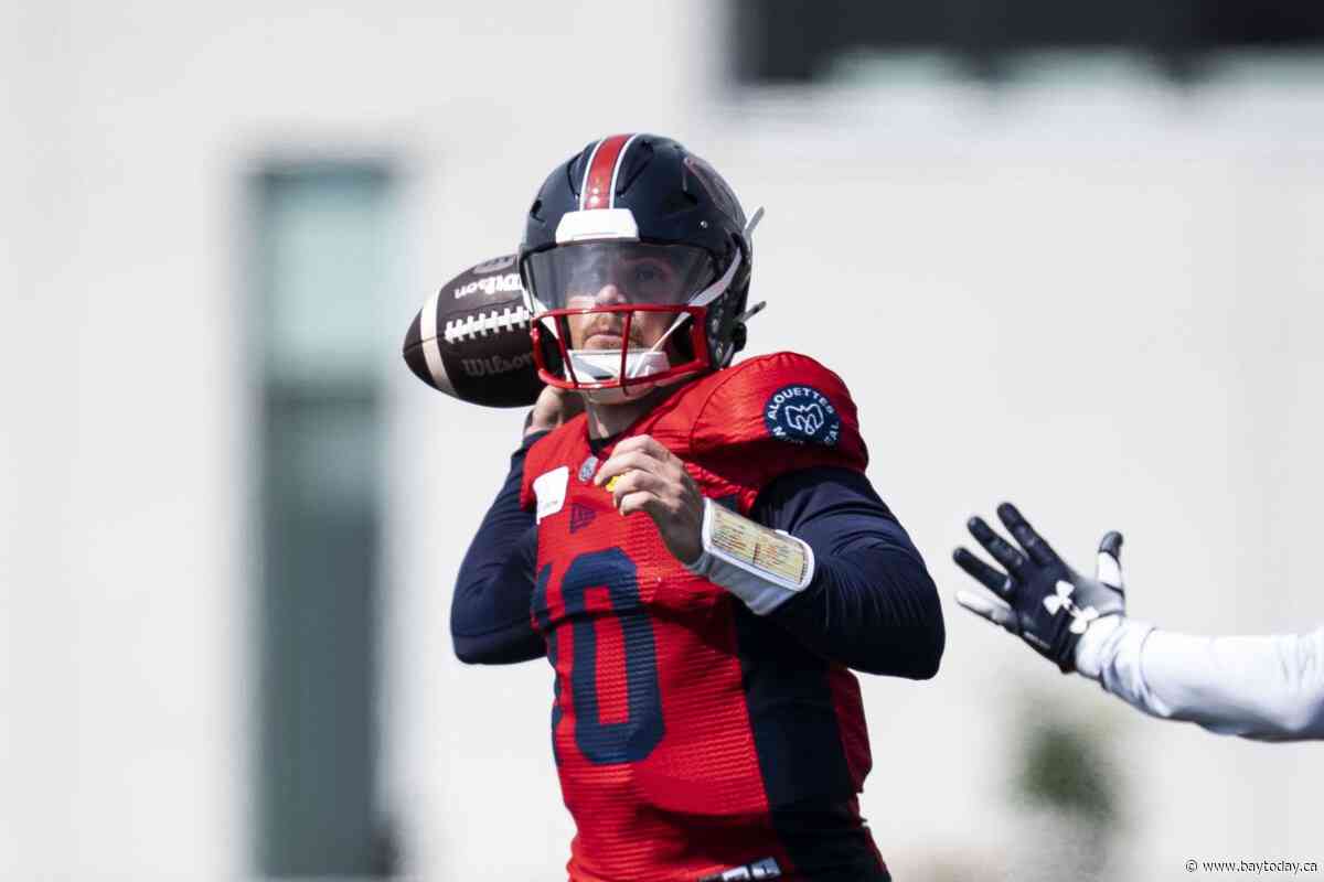 'Ultra competitor' Davis Alexander calm under pressure as Alouettes' No. 1 QB