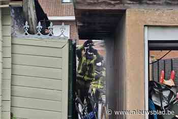 Frietketel in garagebox veroorzaakt brand: twee boxen beschadigd
