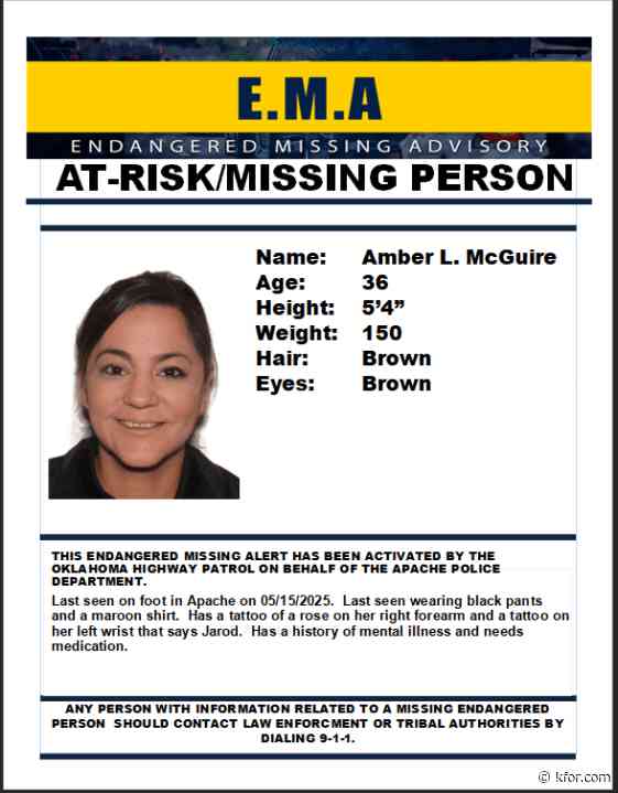 OHP issues Endangered Missing Advisory for missing 36-year-old woman
