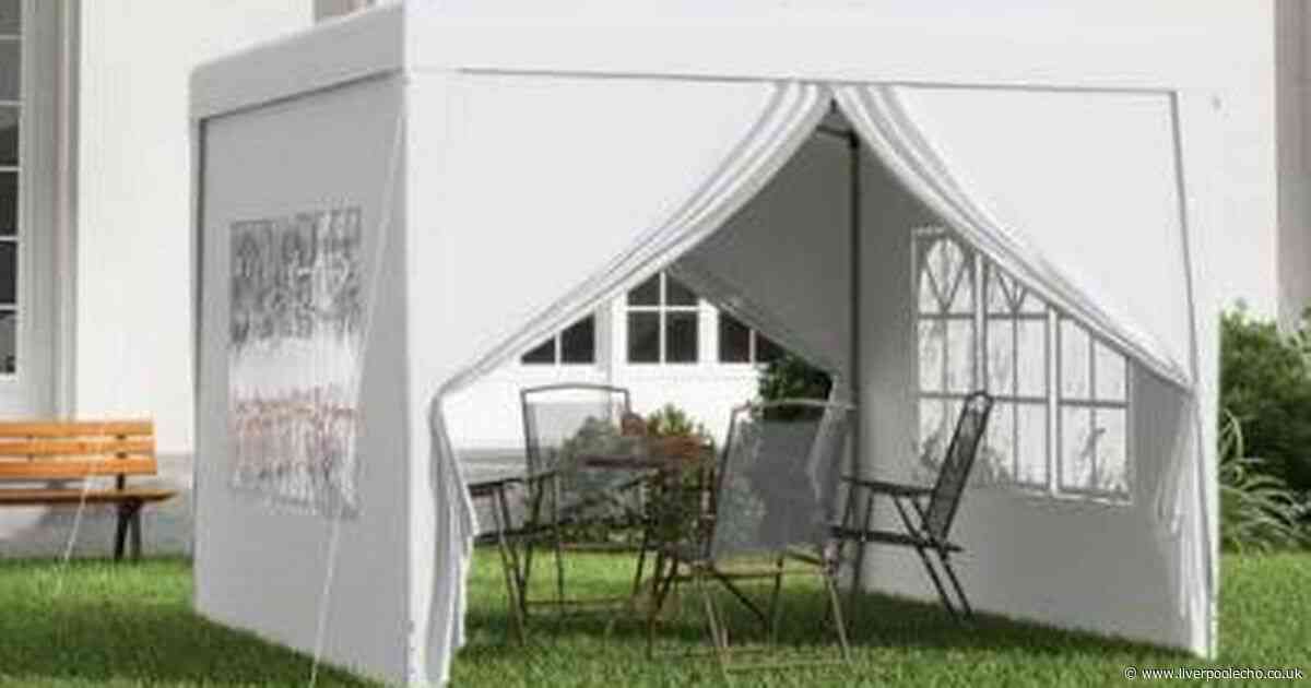 Debenhams 'sturdy' pop-up gazebo 'perfect for English weather' reduced in massive sale