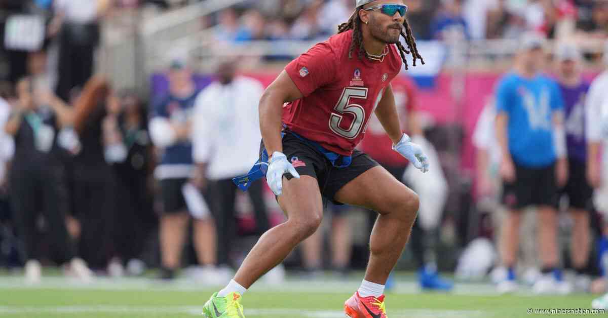 Which 49ers player could be a candidate to play flag football in the 2028 Summer Olympics?