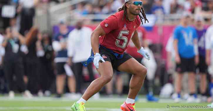 Which 49ers player could be a candidate to play flag football in the 2028 Summer Olympics?